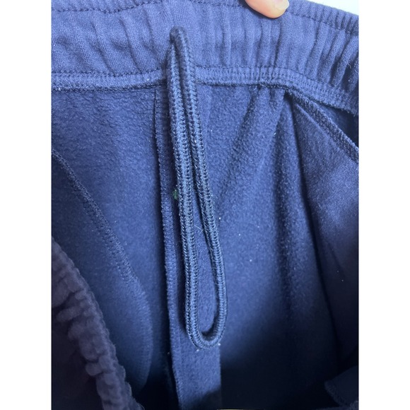 Kut from the Kloth KUT/SO Navy Blue Cozy Fleece Boyfriend Fit Sweatpants L Loung - Picture 8 of 9